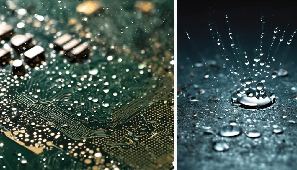 concevoir des circuits imprimés pour l'humidité