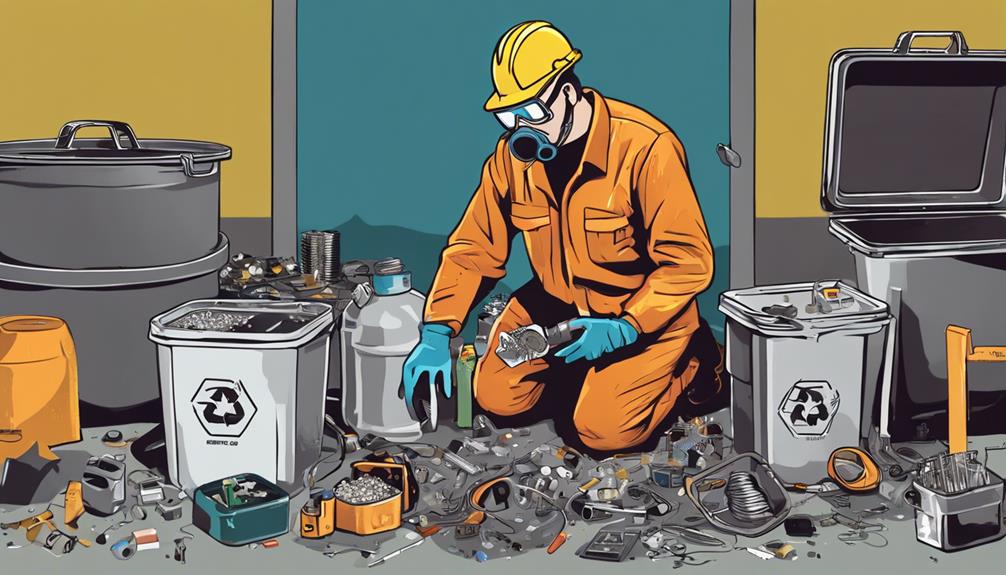toujours gérer les déchets correctement