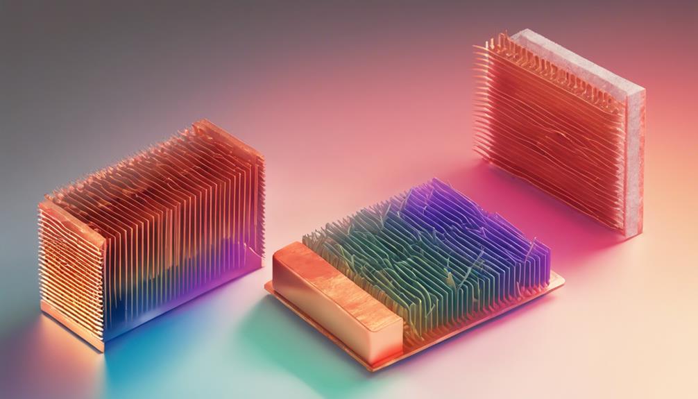 optimización de los materiales del disipador de calor